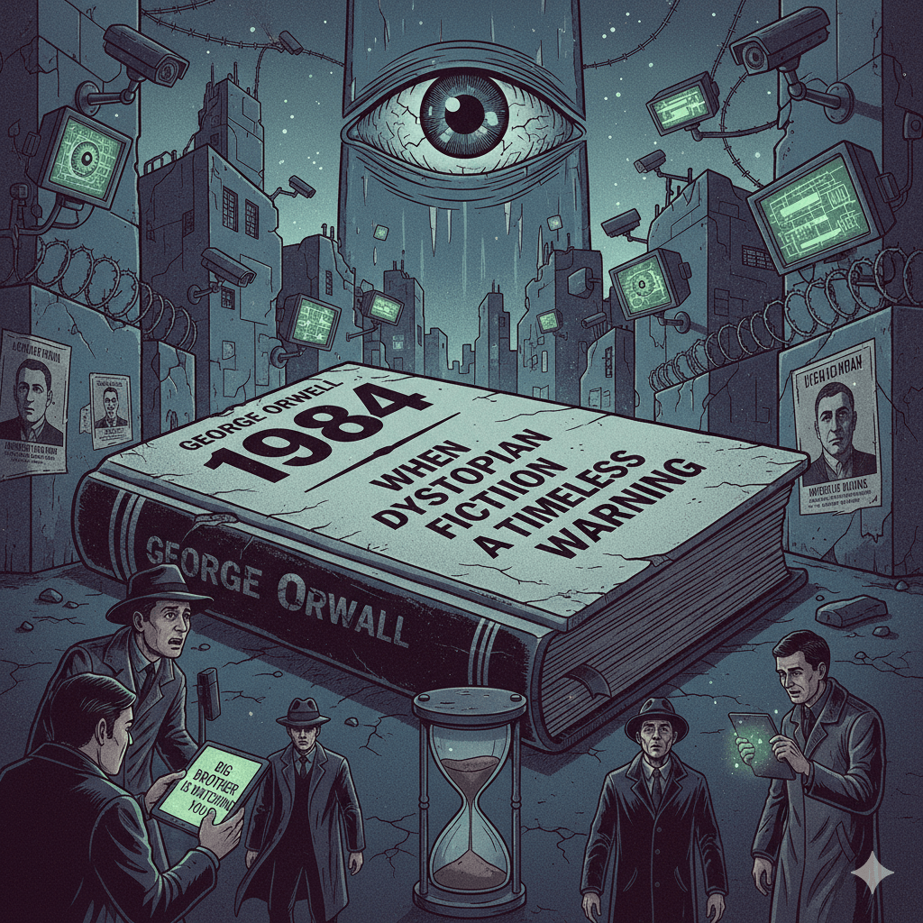 Illustration: 1984 de George Orwell : Quand la fiction dystopique devient un avertissement intemporel