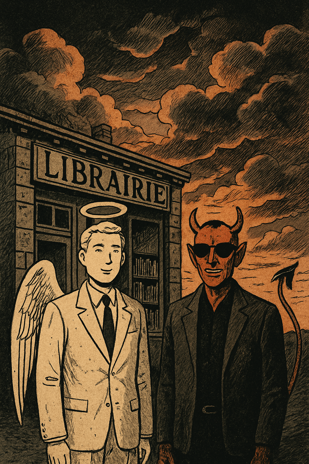 Illustration: Good Omens de Terry Pratchett & Neil Gaiman : L'Apocalypse la plus drôle jamais écrite