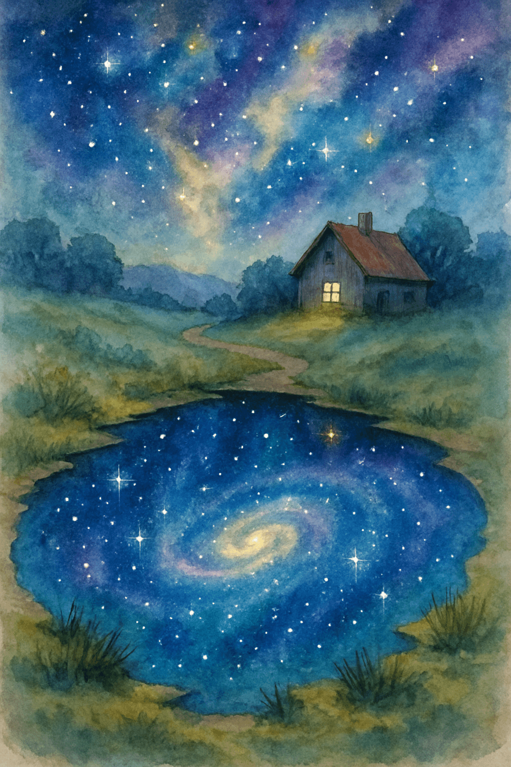 Illustration: L'Océan au bout du Chemin de Neil Gaiman : un voyage au cœur des souvenirs d'enfance