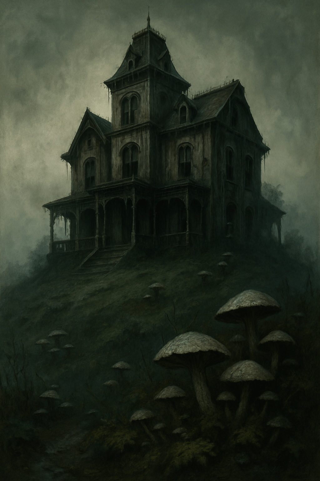 Illustration: Mexican Gothic de Silvia Moreno-Garcia : cauchemar fongique dans le Mexique des années 50